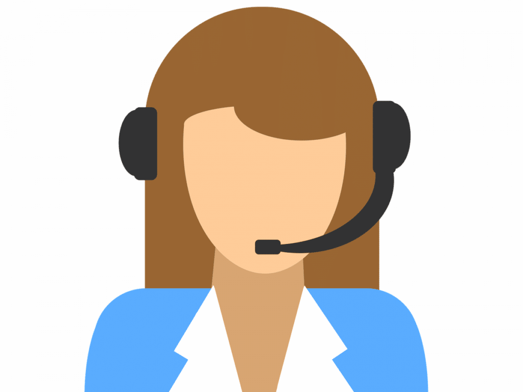 Female Customer Service Agent clipart image 