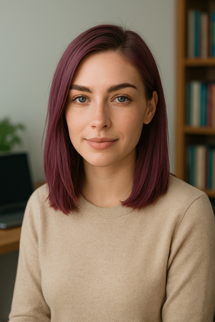 Retrato profesional de Lucía, profesora especializada en preparación para el examen Versant en Infinite English Solutions. Enseña estrategias para mejorar pronunciación, comprensión auditiva y fluidez en contextos laborales y académicos.