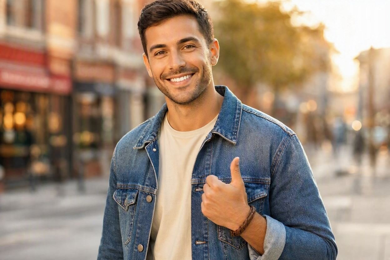 He