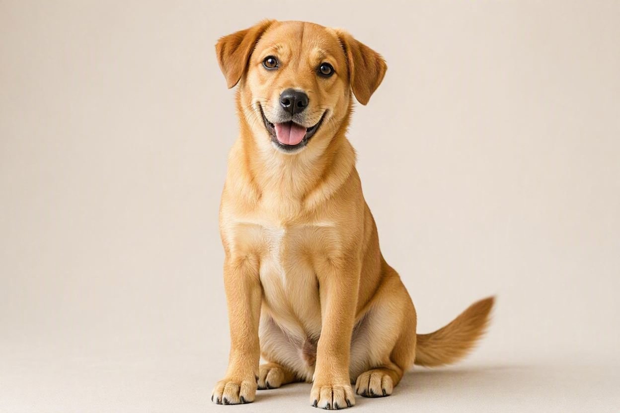 A dog