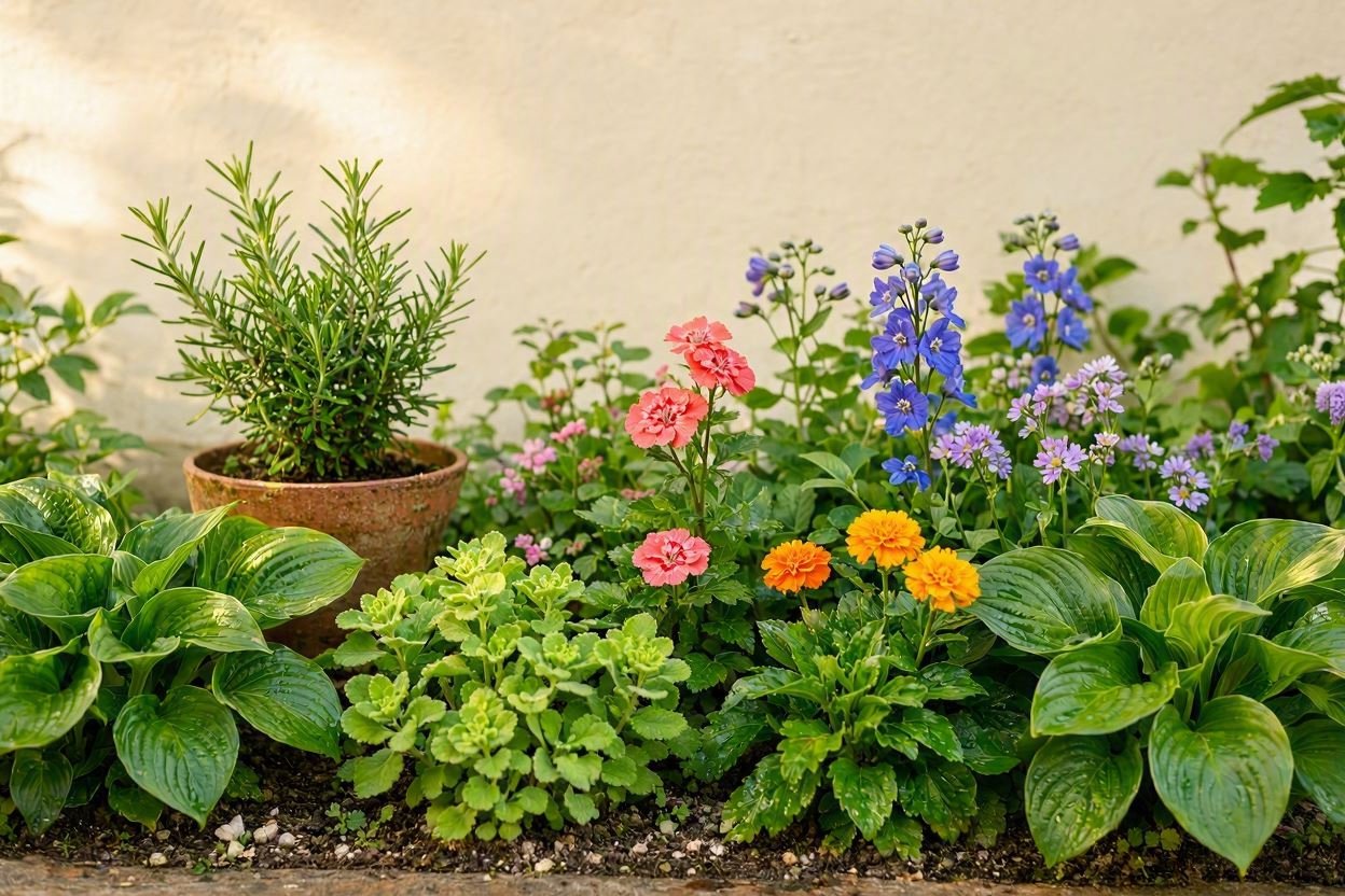 A garden